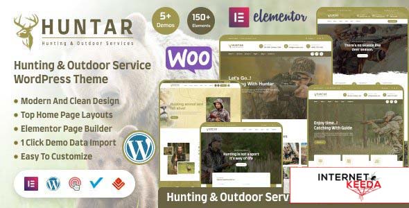 Huntar v1.0 - Hunting & Outdoor WordPress Theme 65767