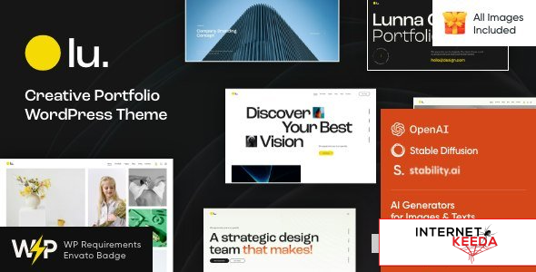 Lunna v1.8 - Creative Portfolio WordPress Theme 65959