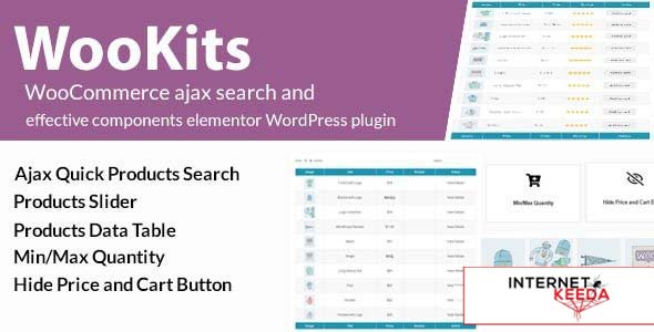 Wookits v1.1.0 - WooCommerce ajax search and effective components elementor WordPress plugin 66115