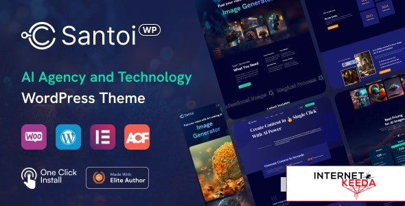 Santoi v1.2 - AI Agency and Technology WordPress Theme 66137