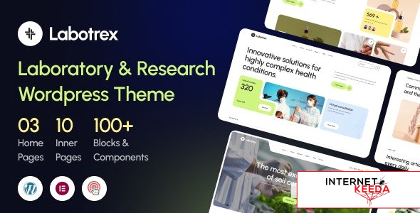 Labotrex v1.0 - Laboratory & Science Research WordPress Theme 66727