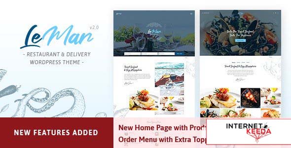 LeMar v2.1 - Seafood Restaurant WordPress Theme 66733