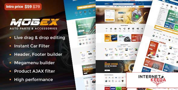 Mobex v2.0 - Auto Parts WordPress Theme 67004