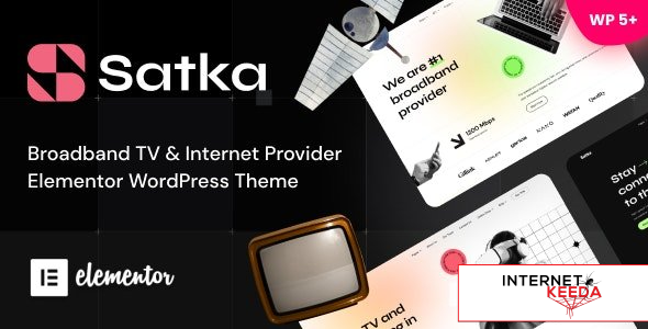 Satka v1.09 - Satellite TV & Internet Provider WordPress Theme 68312