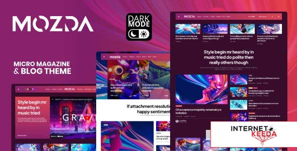 Mozda v1.1 - Micro Magazine & Blog Theme with Dark Mode 67109