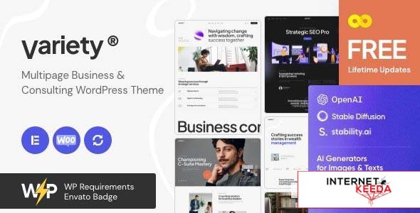 Variety v1.0.0 - Multipage Business & Consulting WordPress Theme 67130