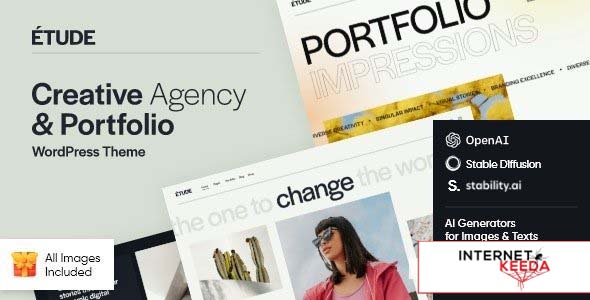 Etude v1.0 - Creative Agency & Portfolio WordPress Theme 67151