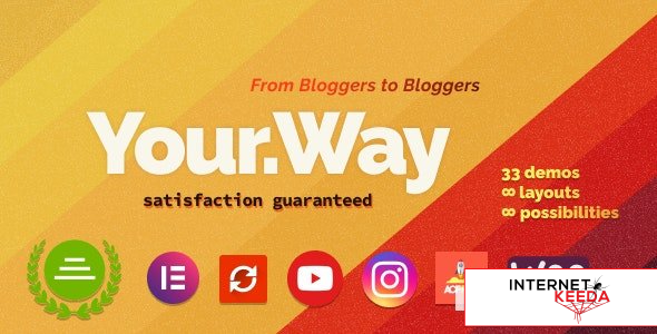 YourWay v1.2.6 - Multi-Concept Blog WordPress Theme 68269