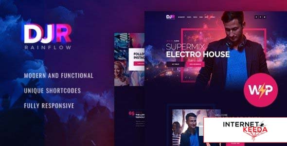 DJ Rainflow v1.3.13 - Music Band & Musician WordPress Theme 67279