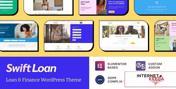 Swift Loan v1.1.4 - Payday & Banking Finance WordPress Theme 67389