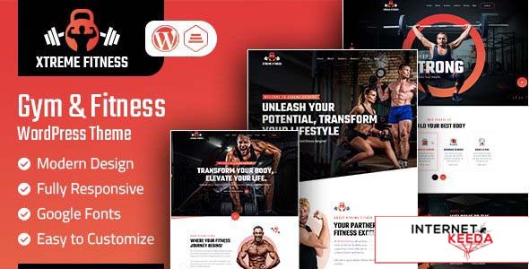 Xtreme Fitness v1.0 - Gym & Fitness WordPress Theme 67532