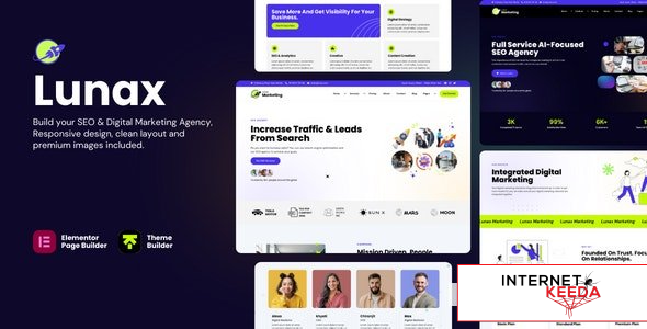 Lunax v1.1.2 - Digital Marketing Agency & SEO WordPress Theme 67538