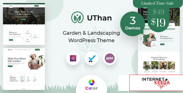 Uthan v2.0.1 - Landscaping Gardening WordPress theme + RTL 67616