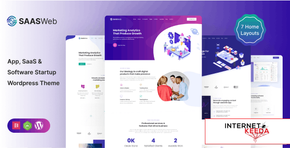 Saasweb v2.9 - WordPress Theme For App & Saas Products 67617