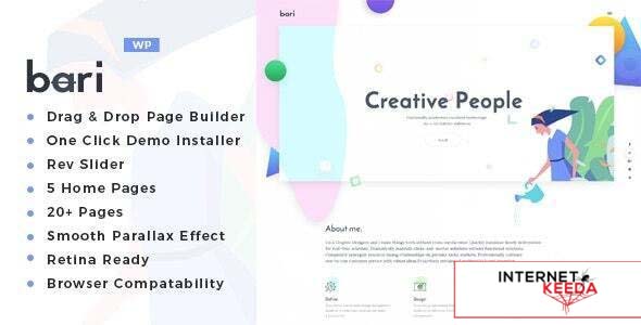 Bari v2.2 - Portfolio and SEO /Digital Agency WordPress Theme 67624
