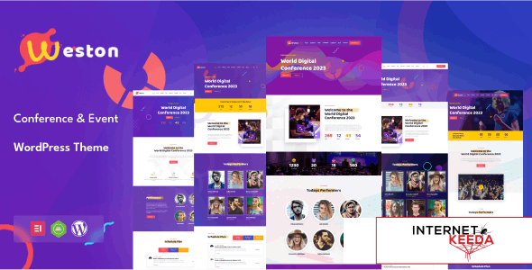 Weston v2.2 - Conference & Event WordPress Theme 67655