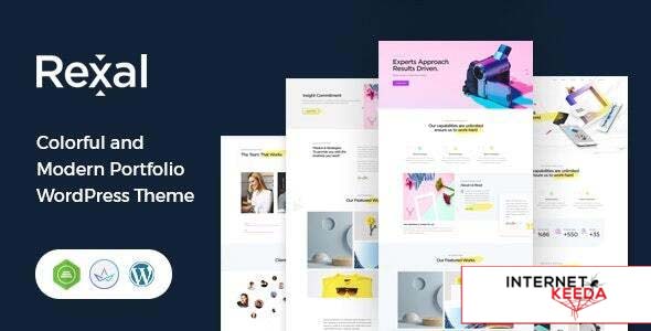 Rexal v2.3 - A Colorful and Modern Multipurpose Portfolio WordPress Theme 67689