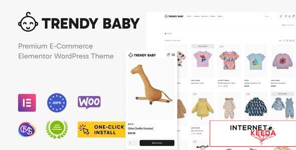 Trendy Baby v1.0.2 - Children and Kids Store WordPress Theme 67858