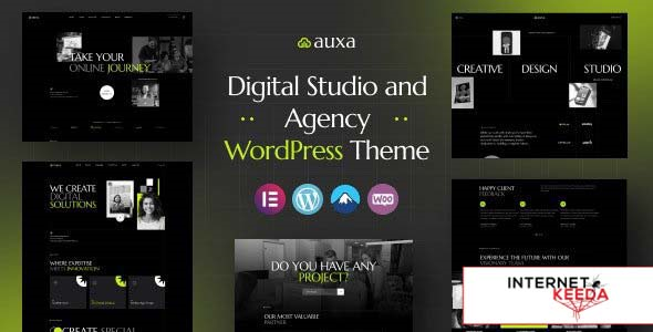 Auxa v1.0.0 - Digital Studio and Agency WordPress Theme 68137