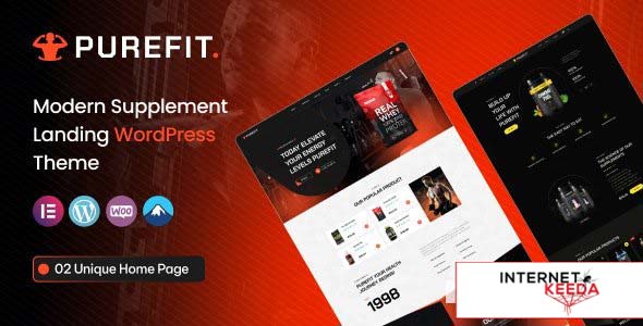 Purefit v1.0.0 - Health Supplement WordPress Theme 68152