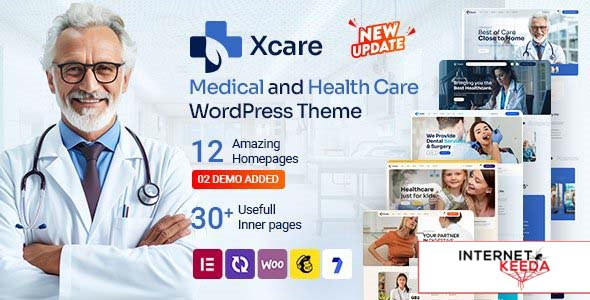 Xcare v5.0 - Medical and Health Care WordPress Theme 68165