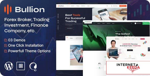 Bullion v1.3 - Forex Broker & Trading WordPress Theme 68186