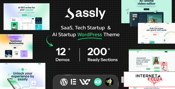 Sassly v1.2 - SaaS, AI & Tech Startup Theme 68383