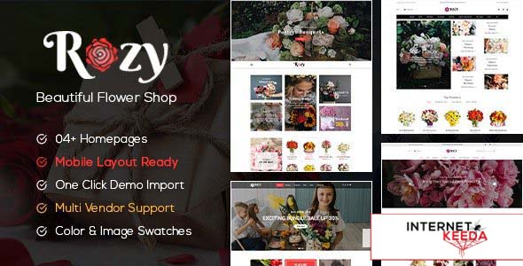 Rozy v1.2.23 - Flower Shop WooCommerce WordPress Theme (4+ Indexes + Mobile Layouts Ready) 68480