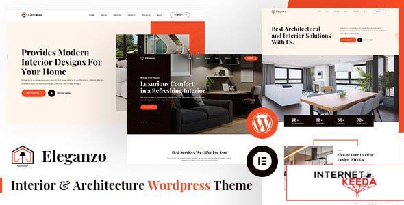 Eleganzo v1.0 - Interior & Architecture WordPress Theme 68509