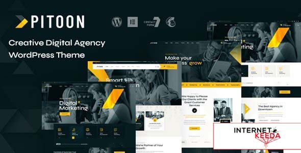 Pitoon v1.0 - Creative Digital Agency WordPress Theme 68662