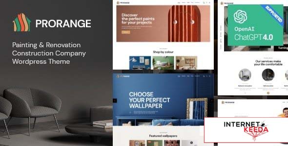 ProRange v2.3 - Painting & Renovation Construction Company WordPress Theme 68683