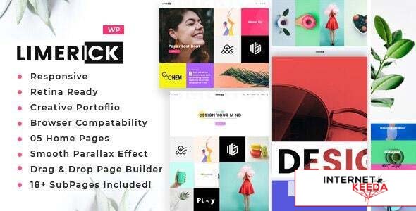 Limerick v2.7 - A Colorful and Modern Multipurpose Portfolio Theme 68892